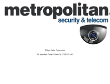 Tablet Screenshot of metropolitansecurity.us